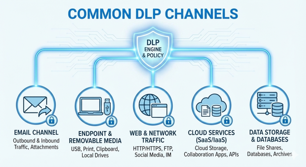 Data Loss Prevention Channels - DLP Channels