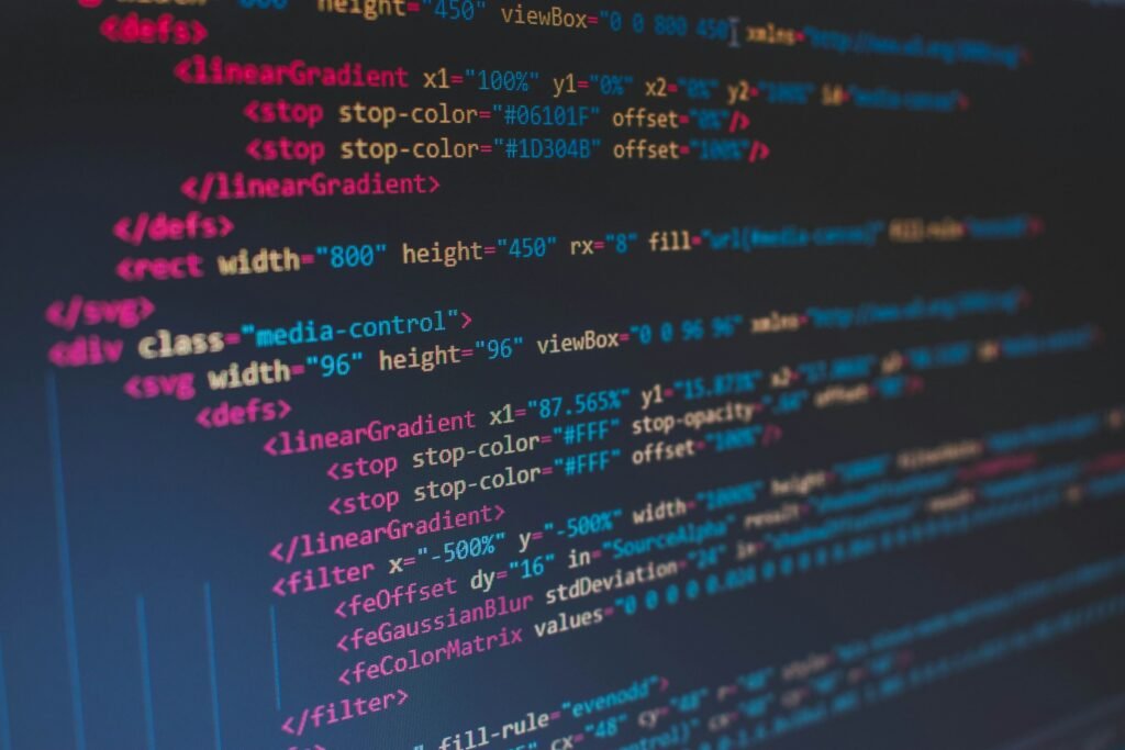 Image of Webdevelopment code