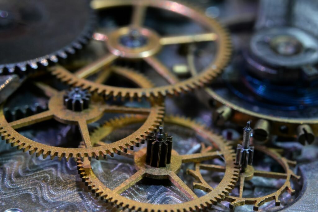 Gears of a machine