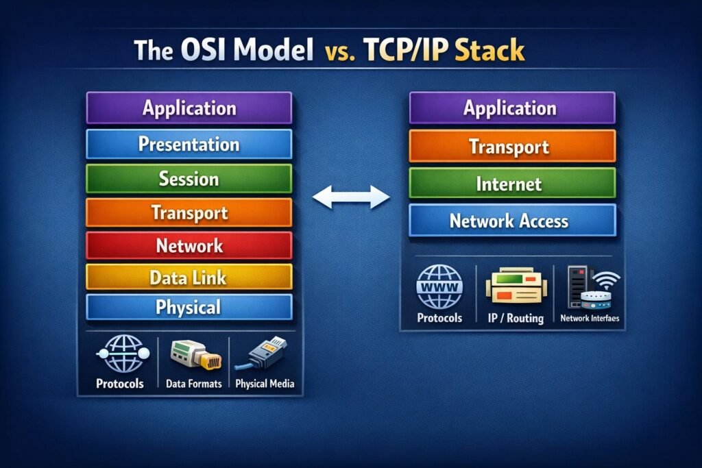 The OSI Model and TCP/IP Stack