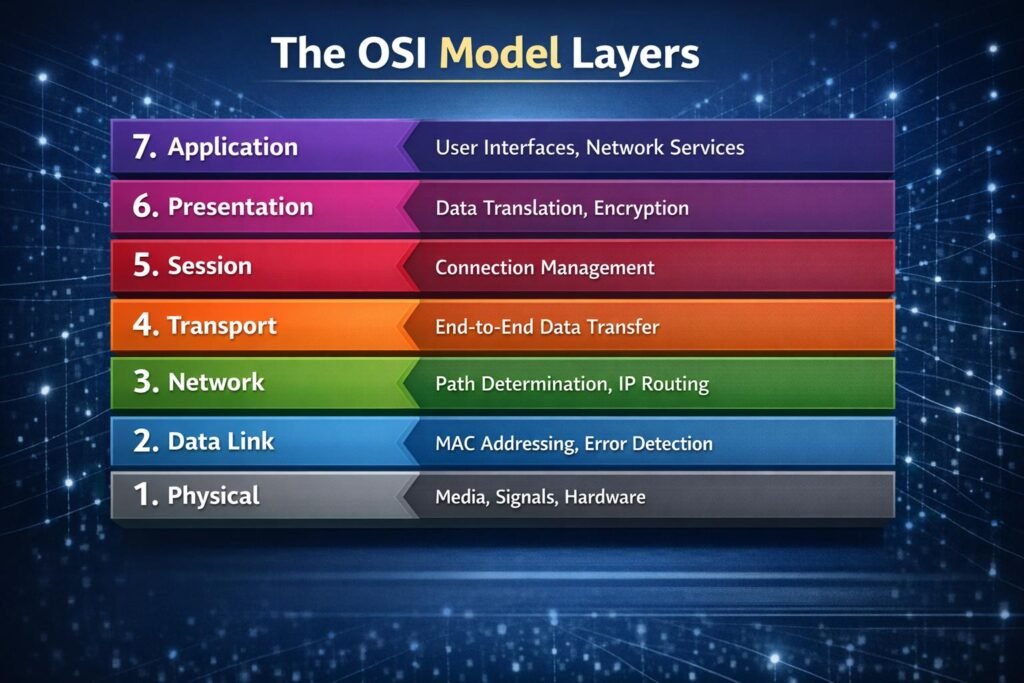 The OSI Model layers