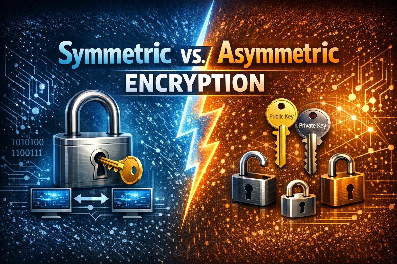 Symmetric vs Asymmetric Encryption