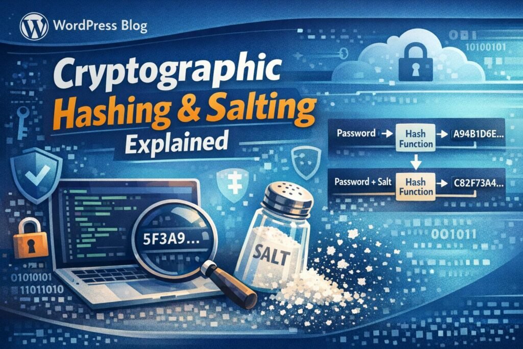 Cryptographic Hashing and Salting
