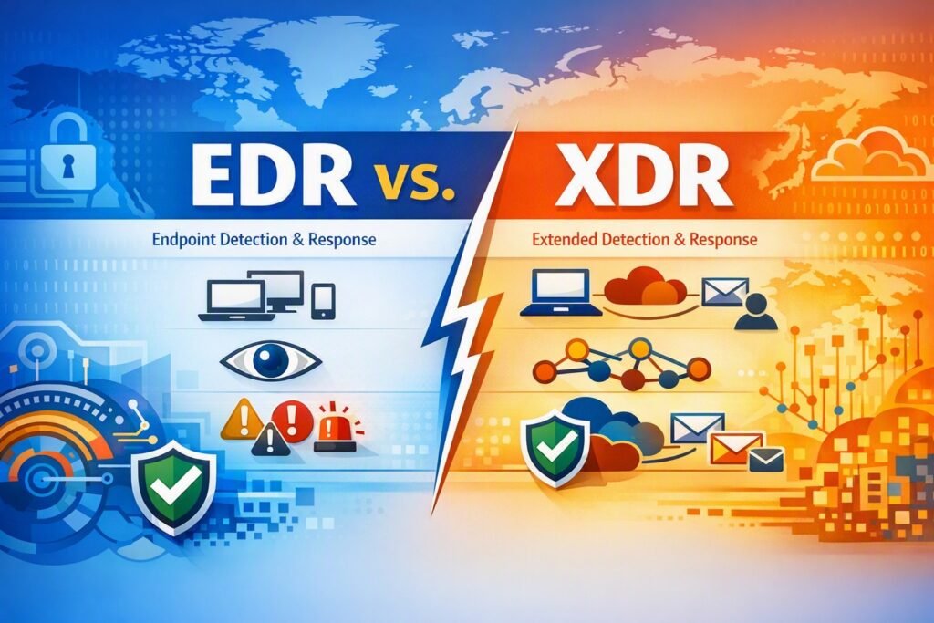 EDR vs XDR Endpoint response vs detection