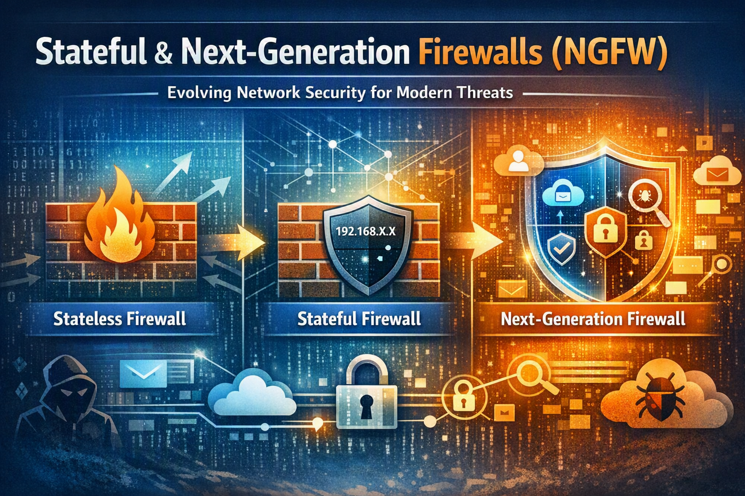 Stateful and Next-Generation Firewalls (NGFW)